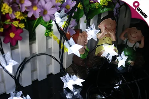 From QR49 Shine in Celebration with Solar-Powered Colorful Star Shaped LED Lights! (Up to QR170 Value)